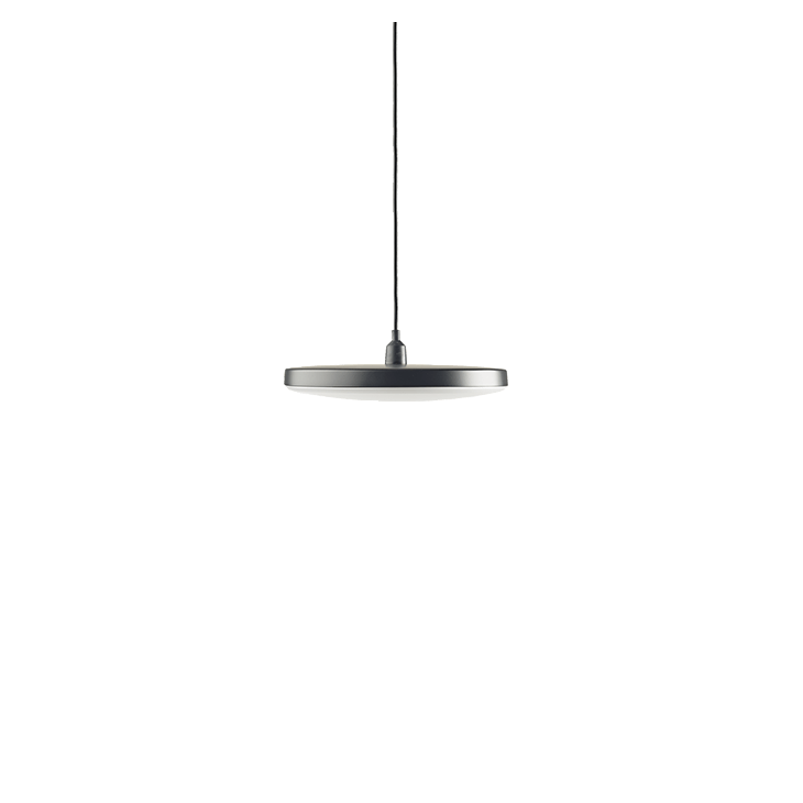 DISC PENDANT 100-230V Black with dimmer driver