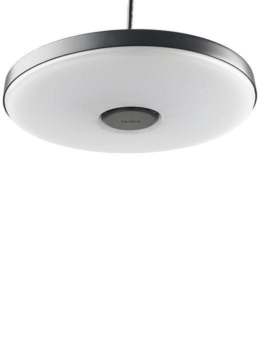 DISC PENDANT 100-230V Black with dimmer driver