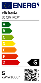 EVO DOWN DARK 100-230V
